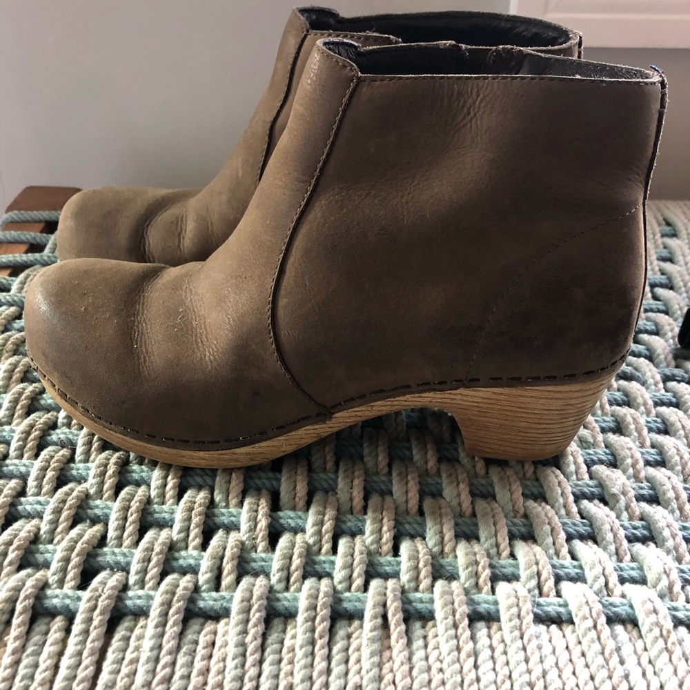 Dansko Maria clog booties